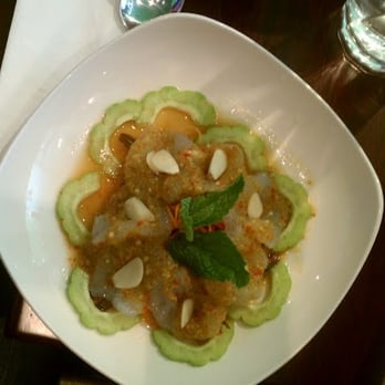 Ayada Thai - Raw shrimp salad with bitter melon - Thai Near Me - Elmhurst, New York