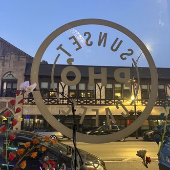 Sunset Phở Caffe - Sign - Lounges Near Me - Chicago, Illinois Sunset Phở Caffe - Sign - Lounges Near Me - Chicago, Illinois