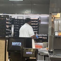 He's nasty asl touching all the food everything dirty gloves