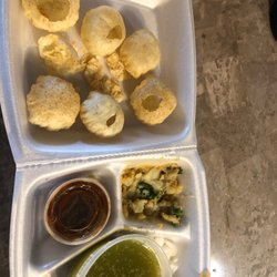 India Bazaar - Price is $6.99, there half puris are broken, potatos hardly we can it with 3 puris and pani is also giving in small size box.
