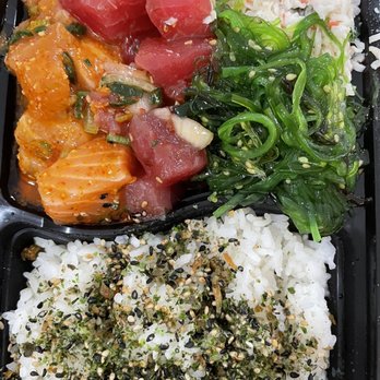Seattle Fish Guys - Poke Bowl (Spicy Salmon and Shoyu Tuna) - Seafood Markets Near Me - Seattle, Washington Seattle Fish Guys - Poke Bowl (Spicy Salmon and Shoyu Tuna) - Seafood Markets Near Me - Seattle, Washington