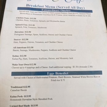 Sweet E's Cafe - Menu - Cafes Near Me - Honolulu, Hawaii