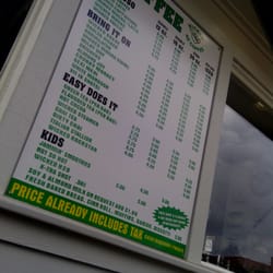 Wicked Az Coffee - East Side - Drive thru menu