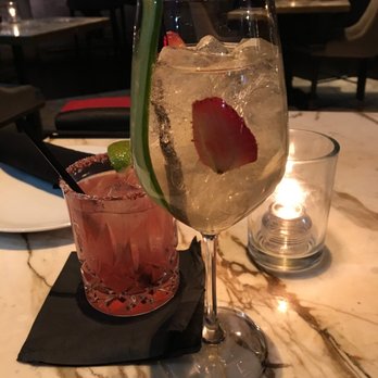 Bourbon Steak - Cucumber Spritz - $7 cocktail on the HH menu! - Steakhouses Near Me - Glendale, California