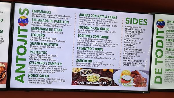 Menu photo 2 Cylantros - Roswell Roswell, GA