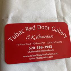 Red Door Gallery - Business card