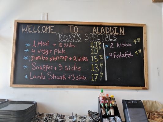 Menu photo 4 Aladdin Mediterranean Grill Houston, TX