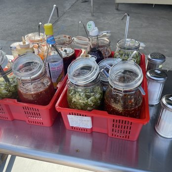 Wat Mongkolratanaram - Spices and sauce station!!! - Thai Near Me - Berkeley, California Wat Mongkolratanaram - Spices and sauce station!!! - Thai Near Me - Berkeley, California