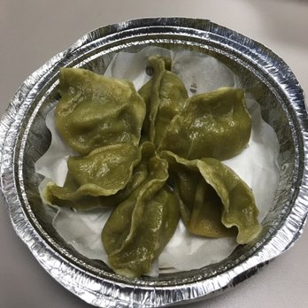 Green Bites Dumpling & Tea Bar - Pork dumplings in spinach wrap (takeout) - Chinese Near Me - Brampton, Ontario