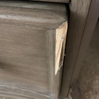 Two Men and a Truck - Chipped furniture that we got a $25 credit for. - Movers Near Me - Saint Louis, Missouri Two Men and a Truck - Chipped furniture that we got a $25 credit for. - Movers Near Me - Saint Louis, Missouri