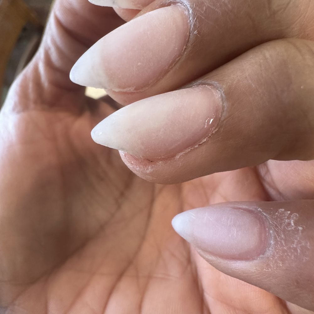 NAILS 4 YOU - Jenny completely glued the under nail bed to the tip of my finger, which was when I realized the passive gestures of mistreating - Nail Salons Near Me - El Cerrito, California NAILS 4 YOU - Jenny completely glued the under nail bed to the tip of my finger, which was when I realized the passive gestures of mistreating - Nail Salons Near Me - El Cerrito, California