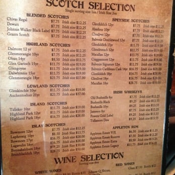 St James's Gate - Scotch menu 9-15-13 - Irish Pub Near Me - Banff, Alberta St James's Gate - Scotch menu 9-15-13 - Irish Pub Near Me - Banff, Alberta