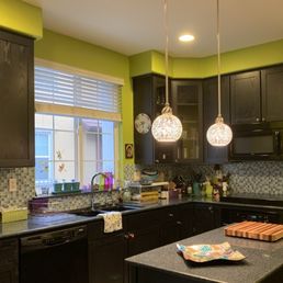 We have a LOT of colorful things and the green is a perfect complement...as well as a conversation point.