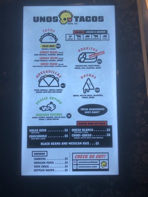 Menu photo 1 Unos Tacos Birmingham, AL Menu photo 1 Unos Tacos Birmingham, AL