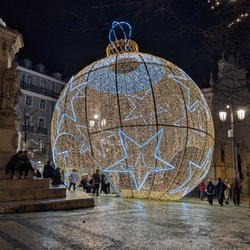Praça Luís de Camões - Praça Luís de Camões at Christmastime, Lisboa