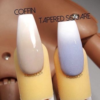 Nail Protection - Shape I asked for was on the right - Nail Salons Near Me - Anaheim, California Nail Protection - Shape I asked for was on the right - Nail Salons Near Me - Anaheim, California