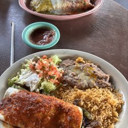 La Fiesta Mexican Restaurant - 44. Mexican Flag Burrito 41. Fajita Burrito