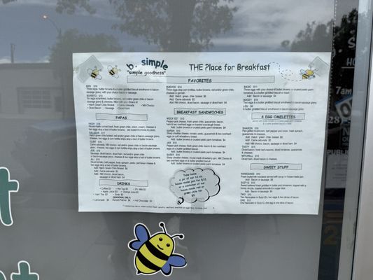 Menu photo 5 B Simple Prescott, AZ