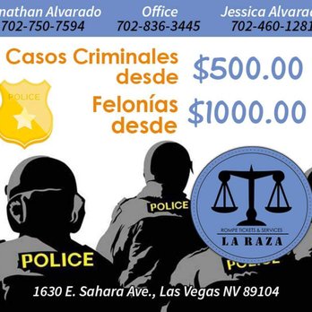 La Raza Rompe Tickets and Services - Criminal Defense Law Near Me - Las Vegas, Nevada La Raza Rompe Tickets and Services - Criminal Defense Law Near Me - Las Vegas, Nevada