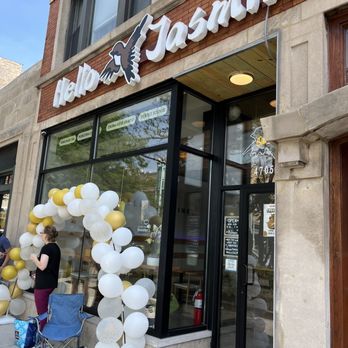Hello Jasmine - Lincoln Square - The grand opening store front. - Bubble Tea Near Me - Chicago, Illinois Hello Jasmine - Lincoln Square - The grand opening store front. - Bubble Tea Near Me - Chicago, Illinois