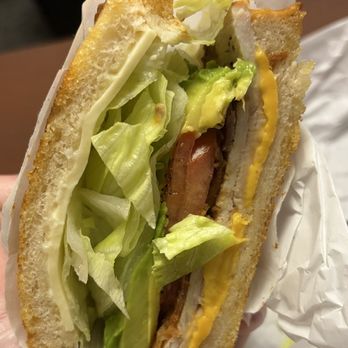 Top Ten Menu - turkey avocado sandwich - Burgers Near Me - Santa Fe Springs, California