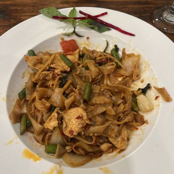 Thai Spice Garden - Drunken Noodles. Half eaten because I forgot to take the picture. But 10/10 - Asian Fusion Near Me - Fort Myers, Florida Thai Spice Garden - Drunken Noodles. Half eaten because I forgot to take the picture. But 10/10 - Asian Fusion Near Me - Fort Myers, Florida