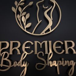 Premier Body Shaping - Logo in office