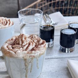 The Well Westlake - LECHE x WELL COLLAB - Pumpkin Spice Latte  Ask for the Bandero Liqueur made from Agave. It's not on the menu.