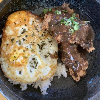 Kehaulani's Cafe - Crispy chicken with rice and two eggs was perfect!!! - Breakfast & Brunch Near Me - Vallejo, California