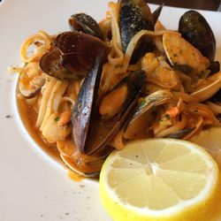 Theatre Bar and Grill - Seafood linguine.