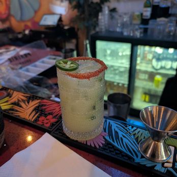 Palapas Brunch & Lounge - Spicy cucumber add pineapple - Mexican Near Me - Corona, California Palapas Brunch & Lounge - Spicy cucumber add pineapple - Mexican Near Me - Corona, California