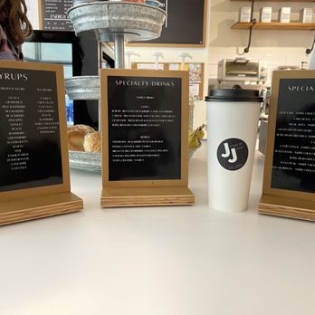 Jitters By Jayne - menus and coffee cups - Coffee & Tea Near Me - Boise, Idaho