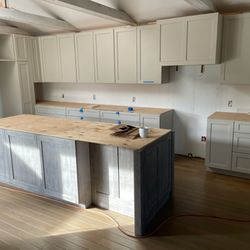 BK Carpentry - cabinets installed