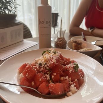 Balos Estiatorio - Watermelon salad. Refreshing. - Seafood Near Me - Washington, DC, District of Columbia