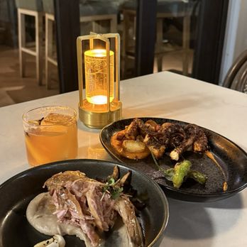 Fable & Spirit - Rabbit and wood fired octopus - Seafood Near Me - Newport Beach, California