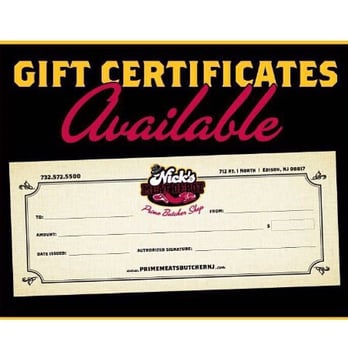 Nick's Meat Depot - Gift Certificates for ALL Occasions!! - Butcher Near Me - Edison, New Jersey Nick's Meat Depot - Gift Certificates for ALL Occasions!! - Butcher Near Me - Edison, New Jersey