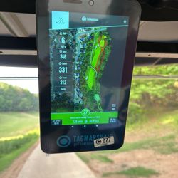 Trophy Club of Apalachee Golf Course - Fancy electronic map that tells you where you are.