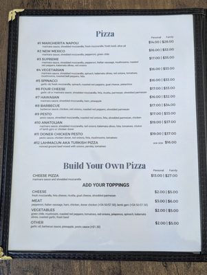 Menu photo 3 Anatolia Albuquerque, NM