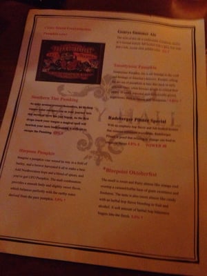 Menu photo 6 Amity Hall Downtown New York, NY