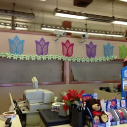 US Post Office - Decorated for spring!