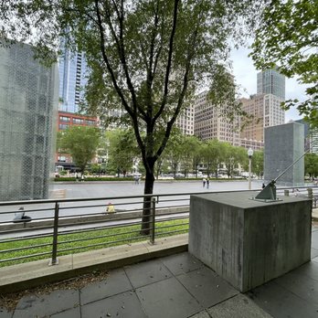 Crown Fountain - Looking west, from the garden in Millennium Park. - Public Art Near Me - Chicago, Illinois Crown Fountain - Looking west, from the garden in Millennium Park. - Public Art Near Me - Chicago, Illinois