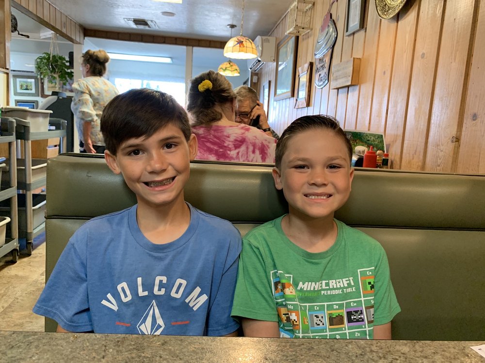 Twin Pines Barbershop Logo