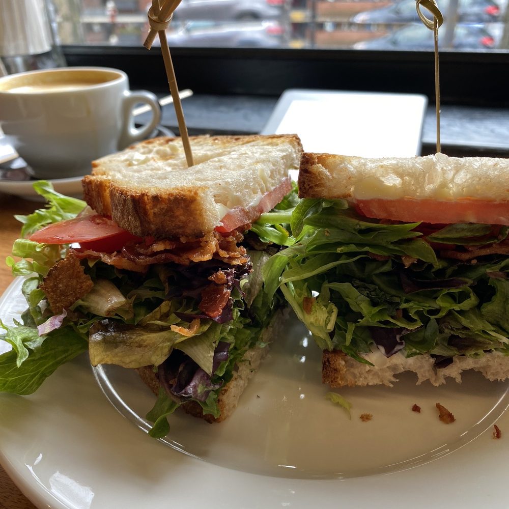 Familiars Coffee & Tea - BLT on toasted sourdough - Coffee & Tea Near Me - Northampton, Massachusetts Familiars Coffee & Tea - BLT on toasted sourdough - Coffee & Tea Near Me - Northampton, Massachusetts
