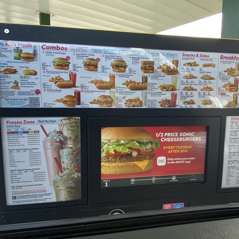 Sonic Drive-In - 16 minutes after placing our order... - Burgers Near Me - Siler City, North Carolina Sonic Drive-In - 16 minutes after placing our order... - Burgers Near Me - Siler City, North Carolina