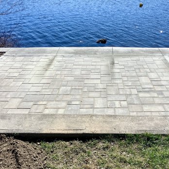 Just In Time Landscaping - New waterfront patio - Landscaping Near Me