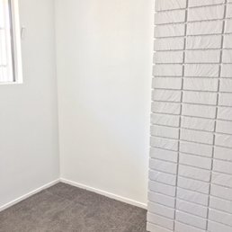 Completed demo of built-in and clean and paint work.