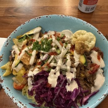 Oasis Grill - Lamb & Chicken rice bowl! Half & Half - Mediterranean Near Me - San Francisco, California