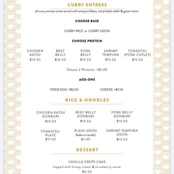 Curry Do - Current Menu-October 31, 2024 - Japanese Curry Near Me - Costa Mesa, California
