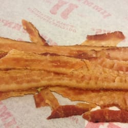 Jimmy John's - Sad frozen uncooked bacon :(