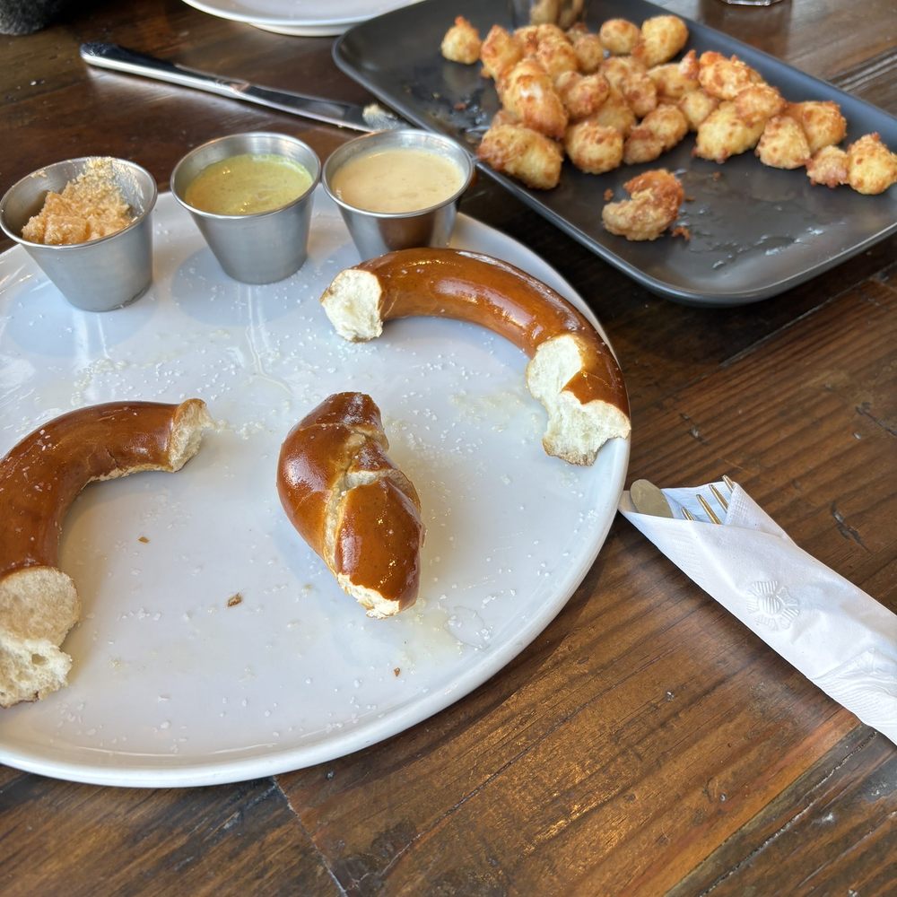 Babcock's Grove House - Apps include hot pretzels with three dips and cheese curds - Comfort Food Near Me - Lombard, Illinois Babcock's Grove House - Apps include hot pretzels with three dips and cheese curds - Comfort Food Near Me - Lombard, Illinois